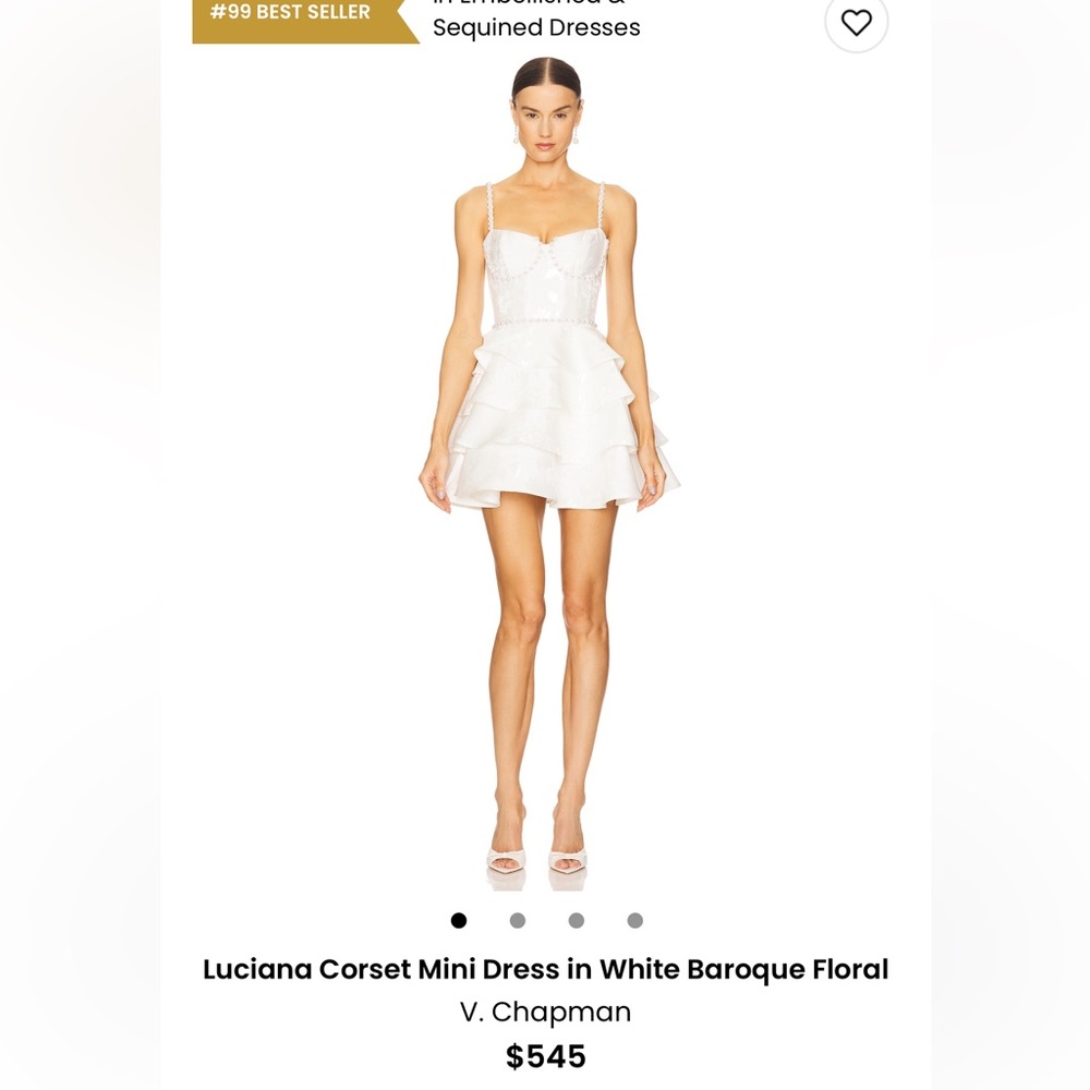 V. Chapman Luciana Corset Mini Dress